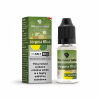 Diamond Mist Nic SALT 'Virginia Mist Tobacco' Flavour E-Liquid 10ml - 10mg & 20mg